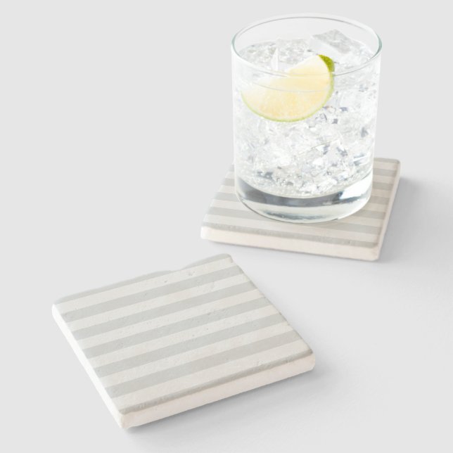 Change Grey Stripes to  Any Colour Click Customize Stone Coaster (Side)