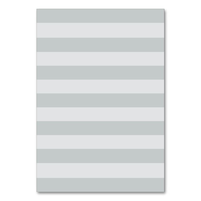Change Grey Stripes to  Any Colour Click Customize Table Number (Front)