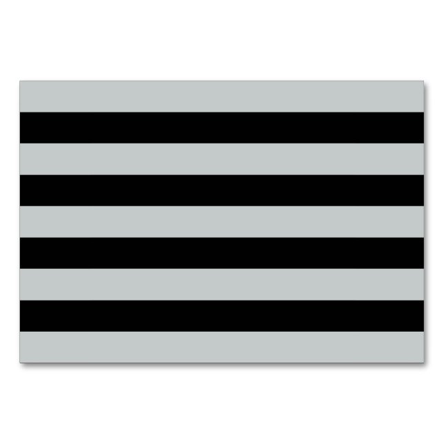 Change Grey Stripes to  Any Colour Click Customize Table Number (Front)