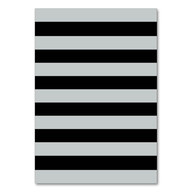 Change Grey Stripes to  Any Colour Click Customize Table Number (Front)