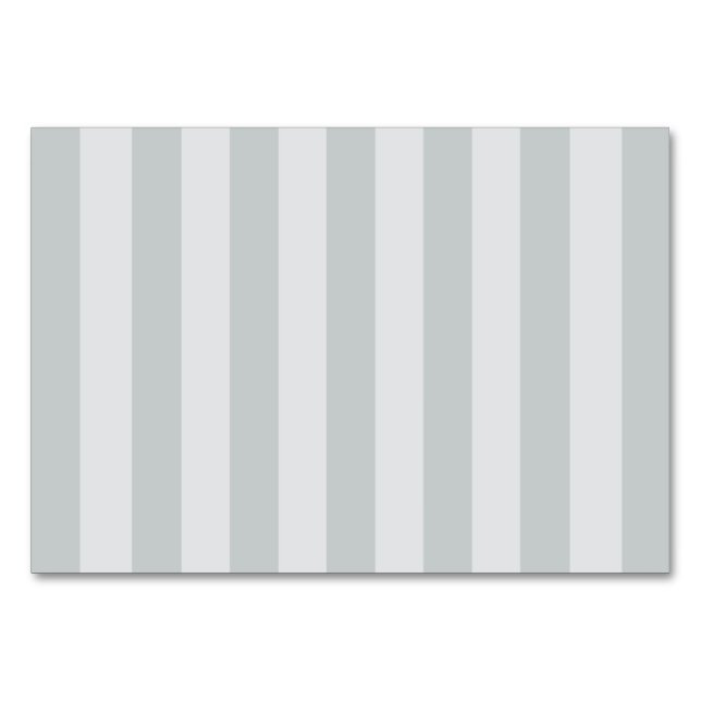 Change Grey Stripes to  Any Colour Click Customize Table Number (Front)