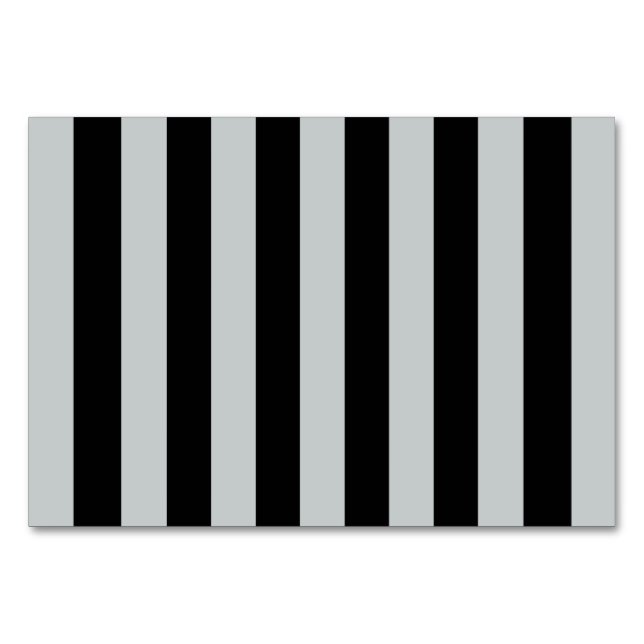 Change Grey Stripes to  Any Colour Click Customize Table Number (Front)