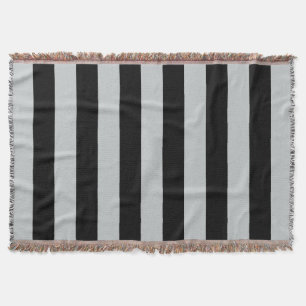 Change Grey Stripes to  Any Colour Click Customize Throw Blanket