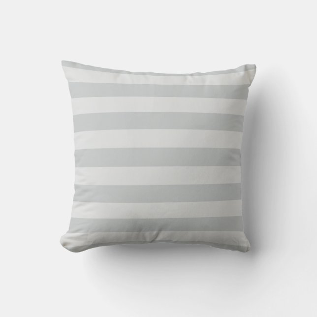 Change Grey Stripes to  Any Colour Click Customize Throw Pillow (Front)