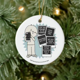 Change in an Instant Ceramic Ornament