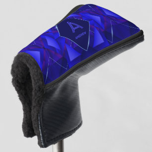 Change Initial, Add (delete) Name,  Blue Diamond   Golf Head Cover