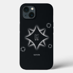 Change Initial, Add (delete) Name, Star Shadow     iPhone 13 Case
