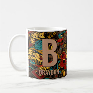 Change Initial Add Name A B C D E F G  Graffiti  Coffee Mug