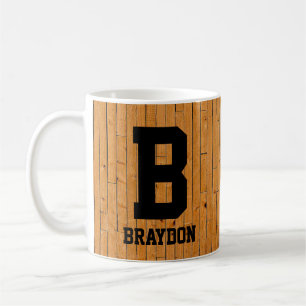 Change Initial Add Name A B C D E F G Wood Panel Coffee Mug
