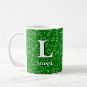 Change Initial Add Name H I J K L M N   Golf Coffee Mug
