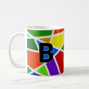 Change Initial Geometric Triangles A B C D E Coffee Mug