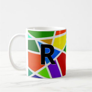 Change Initial Geometric Triangles Q R S T U Coffee Mug