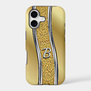 Change Initial Metallic Gold Silver Grey Curves