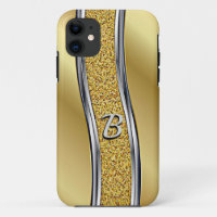 Change Initial Metallic Gold Silver Grey Curves