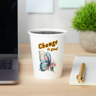 “Change is good”, chasing dreams, inspirational de Paper Cups