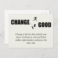 Change is Good Motivational Saying