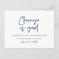 Change is good, New Home Address Announcement