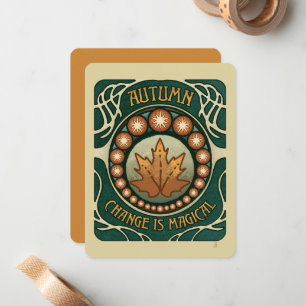 Change is Magic Card for Encouragement and Support