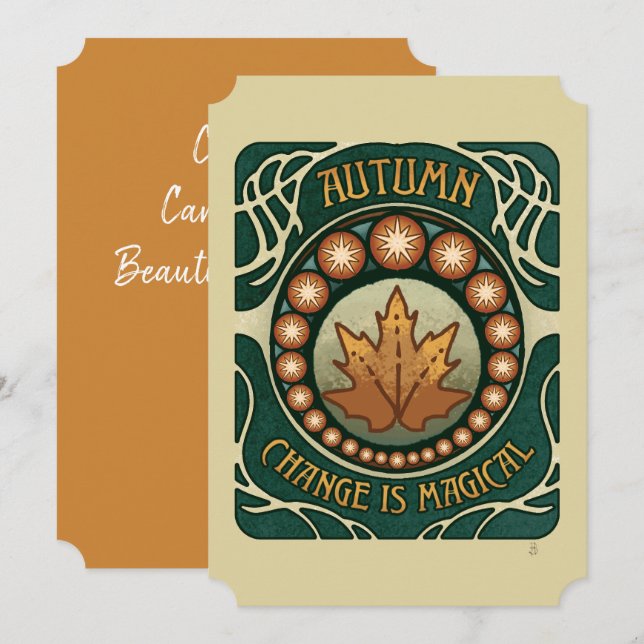Change is Magic Encouragement Card (Front/Back)