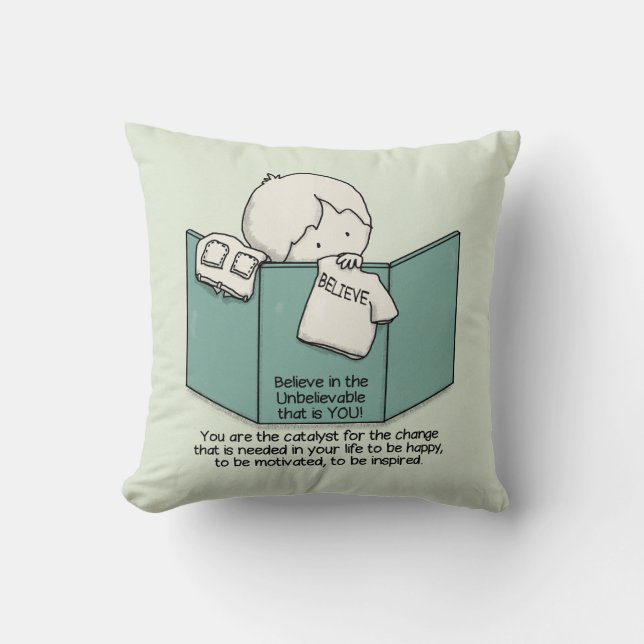 Change It! Throw Pillow (Front)
