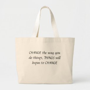 CHANGE LARGE TOTE BAG