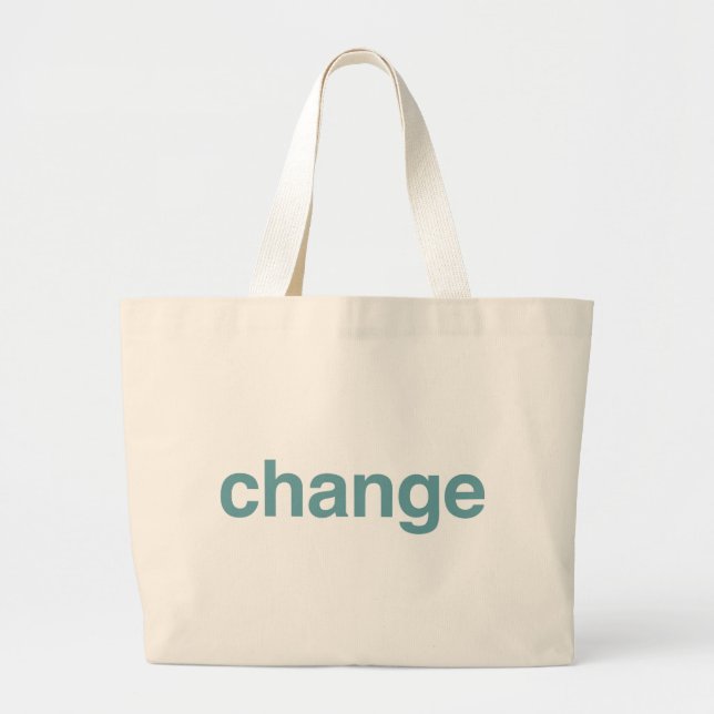 Change Large Tote Bag (Front)