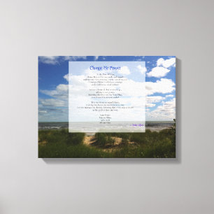 Change Me Prayer - Trust Canvas Print