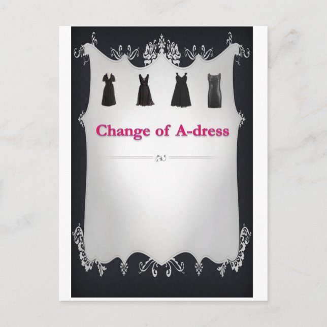 Change of A Dress Postcard (Front)