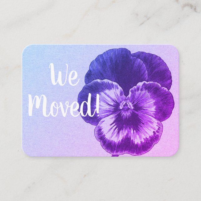 Change of Address Card (Front)