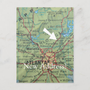 Change of address card