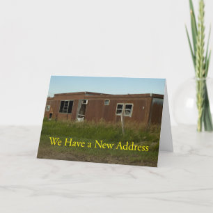 Change of Address Card: Broken Windows Announcement