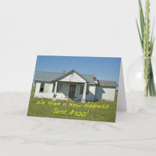 Change of Address Card: Just $900 Announcement