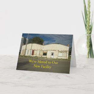 Change of Address Card: New Facility Announcement