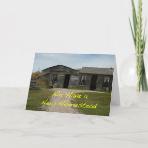 Change of Address Card: New Homestead Announcement