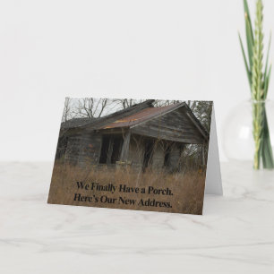Change of Address Card: New Porch Announcement