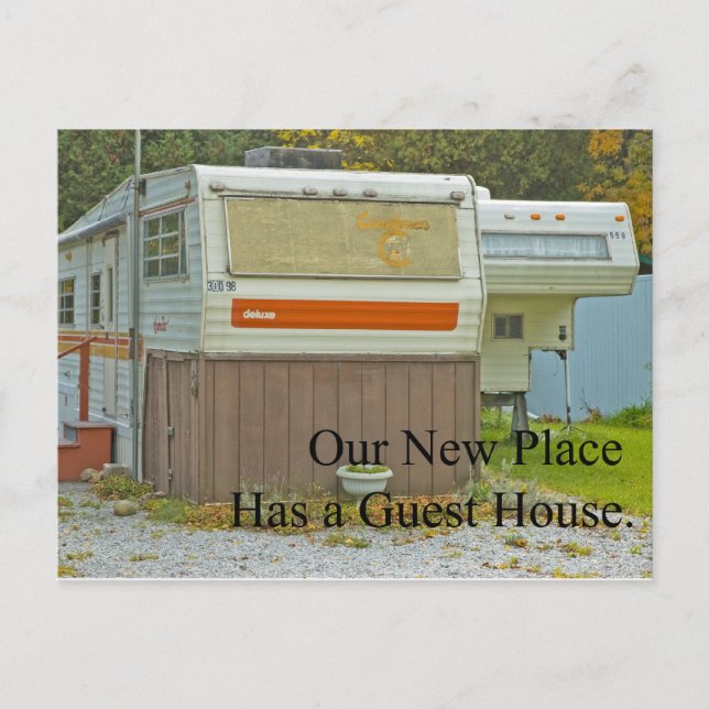 Change of Address - Guest House Announcement Postcard (Front)