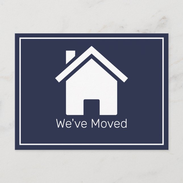 Change of Address House Post Card (Front)
