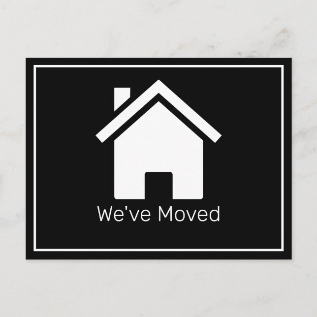 Change of Address House Post Card (Front)