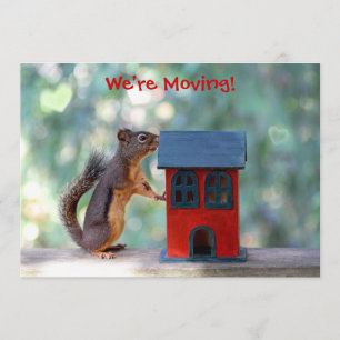 Change of Address/Housewarming Party Squirrel Invitation
