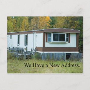 Change of Address - Mobile Home Announcement Postcard