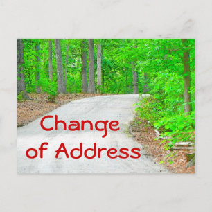 Change of Address postcard