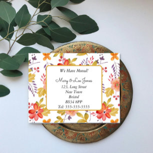 Change of address postcard