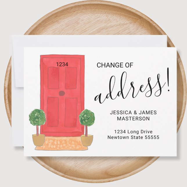 Change of Address Red Door Moving  Announcement (Creator Uploaded)