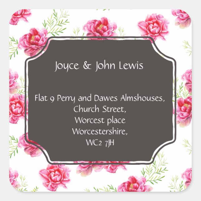 Change of Address Stickers (Front)