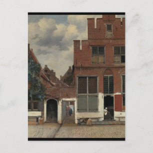 Change of Address - Vermeer The Little Street Announcement Postcard