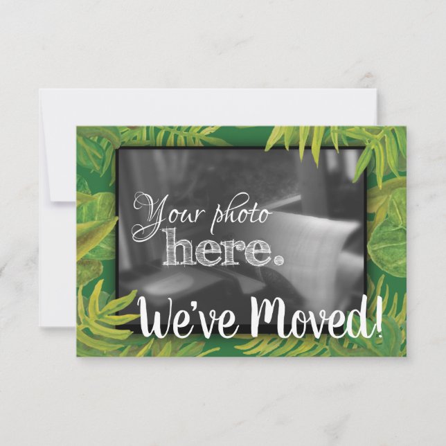 Change of Address We Moved Blessing House Warming  Announcement (Front)