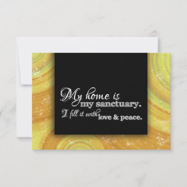 Change of Address We Moved House Warming Blessing Announcement (Front)