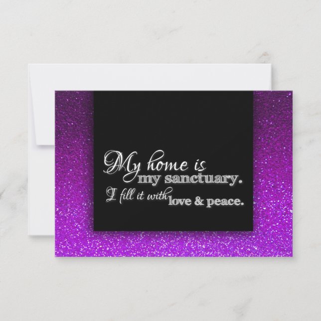 Change of Address We Moved House Warming Blessing Announcement (Front)