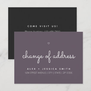 Change of Address We've Moved Cute Simple Postcard