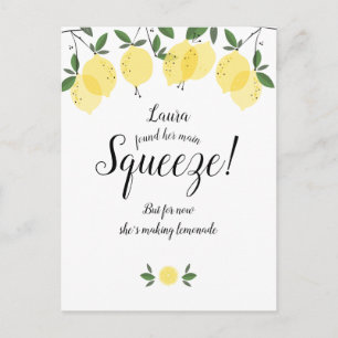 Change of Date Bridal Shower Postponed Card